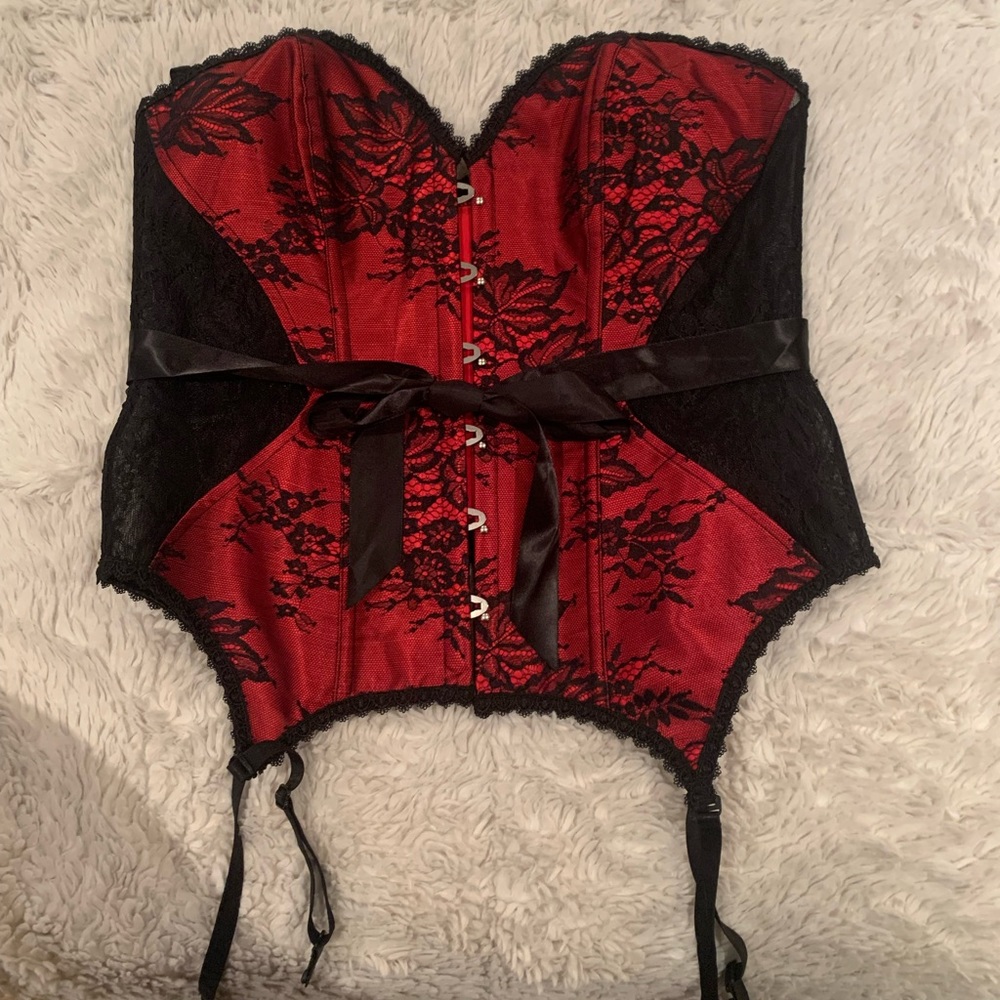 Adore Me Boned Lace Corset